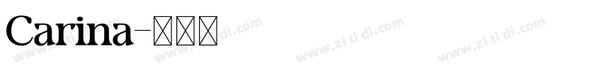 Carina字体转换
