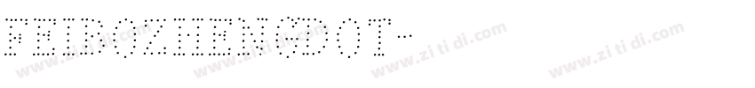 FeiboZhengDot字体转换