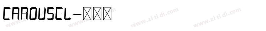 Carousel字体转换