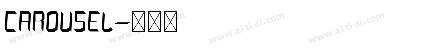 Carousel字体转换