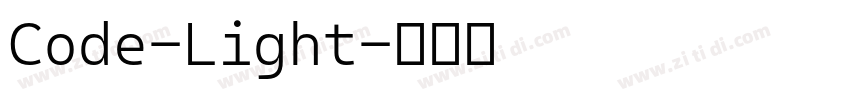 Code-Light字体转换
