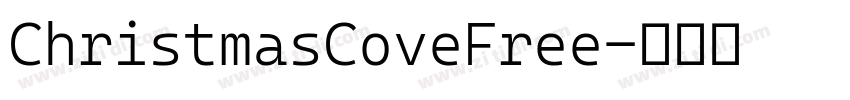 ChristmasCoveFree字体转换