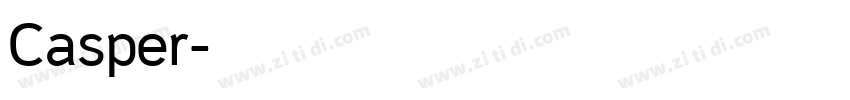 Casper字体转换