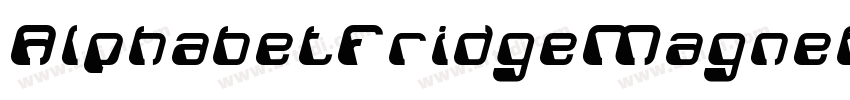 AlphabetFridgeMagnet字体转换