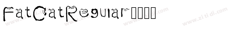 FatCatRegular字体转换