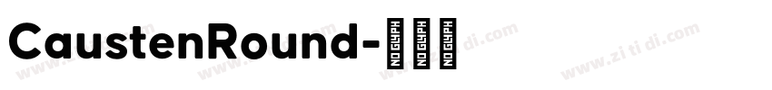CaustenRound字体转换