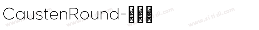 CaustenRound字体转换
