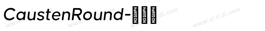 CaustenRound字体转换