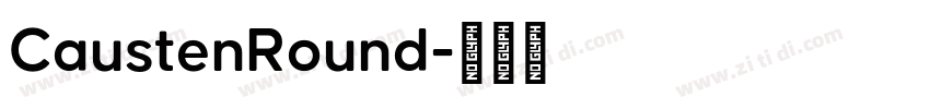 CaustenRound字体转换