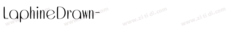 LaphineDrawn字体转换