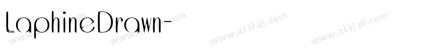 LaphineDrawn字体转换