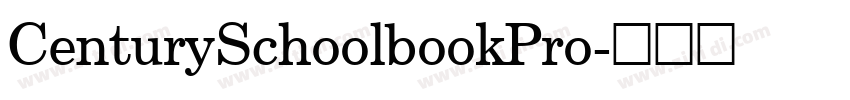 CenturySchoolbookPro字体转换 CenturySchoolbookPro字体转换