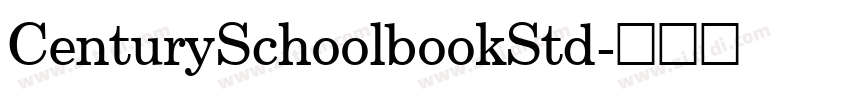 CenturySchoolbookStd字体转换