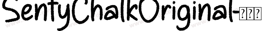 SentyChalkOriginal字体转换