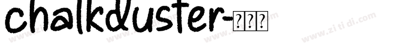 chalkduster字体转换