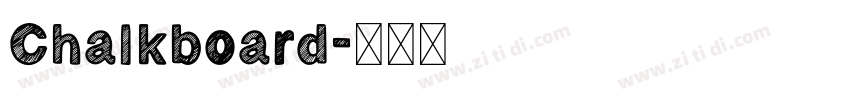 Chalkboard字体转换