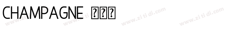 Champagne字体转换