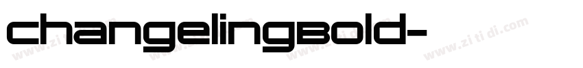 ChangelingBold字体转换
