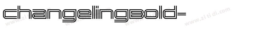 ChangelingBold字体转换