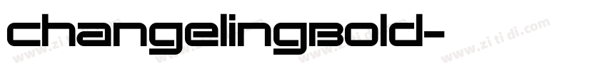 ChangelingBold字体转换