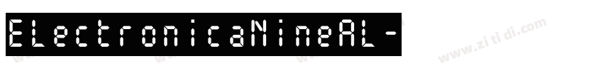 ElectronicaNineAl字体转换