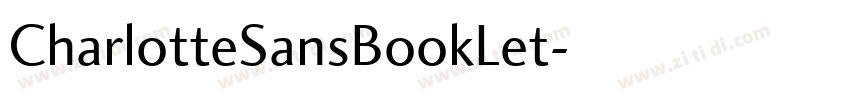 CharlotteSansBookLet字体转换 CharlotteSansBookLet字体转换
