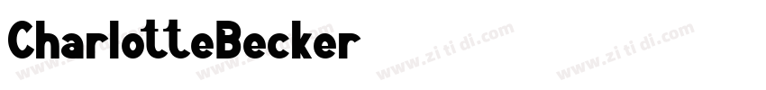 CharlotteBecker字体转换