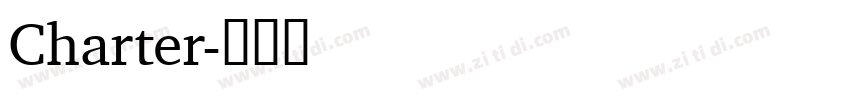 Charter字体转换