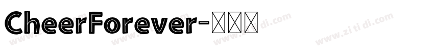 CheerForever字体转换