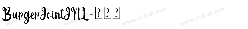 BurgerJointJNL字体转换