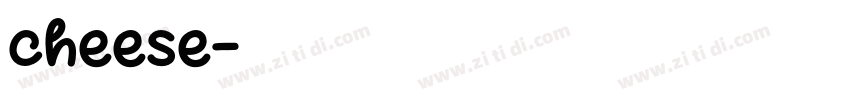 cheese字体转换