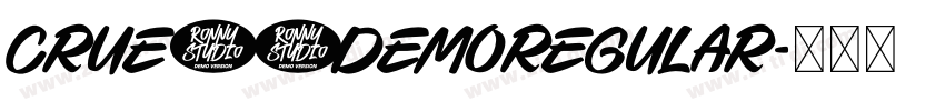 crue11demoregular字体转换