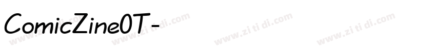 ComicZine0T字体转换