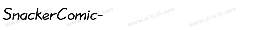SnackerComic字体转换