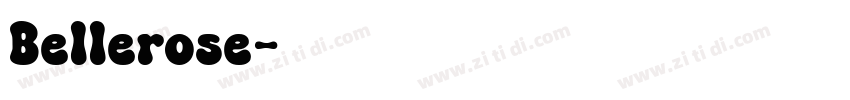 Bellerose字体转换