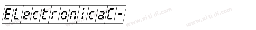 ElectronicaC字体转换