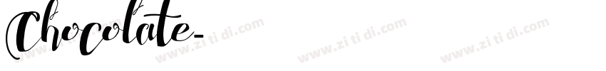 Chocolate字体转换