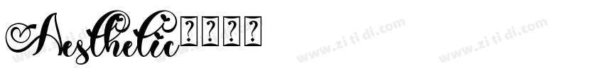 Aesthetic字体转换