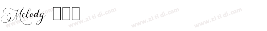 Melody字体转换