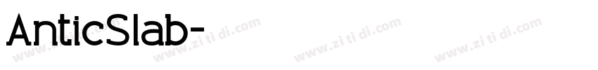 AnticSlab字体转换