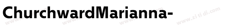 ChurchwardMarianna字体转换
