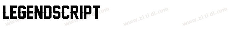 LegendScript字体转换