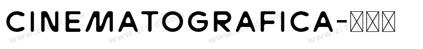 cinematografica字体转换