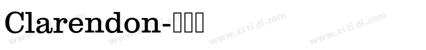 Clarendon字体转换