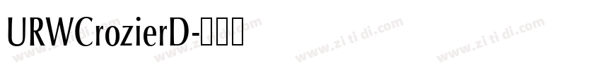 URWCrozierD字体转换