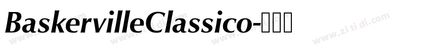 BaskervilleClassico字体转换