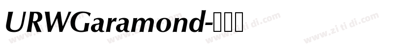 URWGaramond字体转换