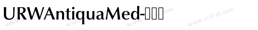 URWAntiquaMed字体转换