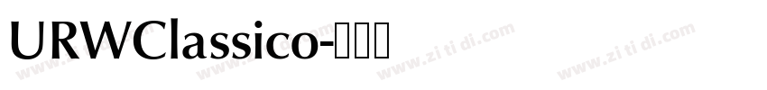 URWClassico字体转换