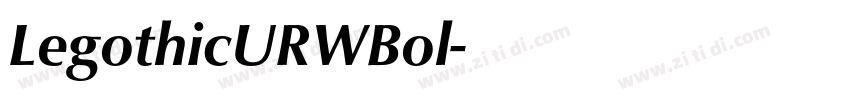 LegothicURWBol字体转换